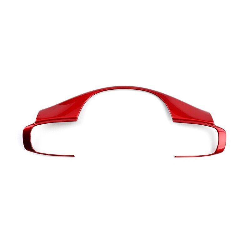 Shiny Red Interior Steering Wheel Frame Button Cover Trim for Kia K5 2021-23