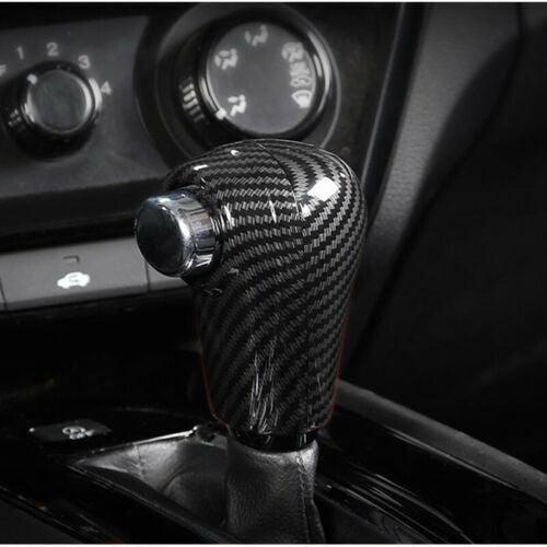 2Carbon Fiber ABS Inner Gear Shift Knob Cover Trim for Honda HR-V HRV 2016-2022