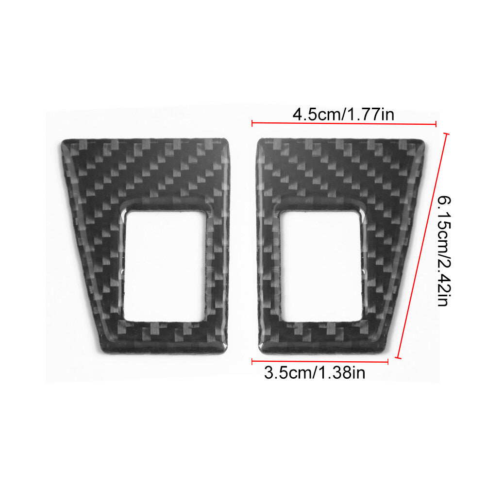 Carbon Fiber Below Radio With Heated for Seat Cover Trim for Chrysler 300 2005-2007