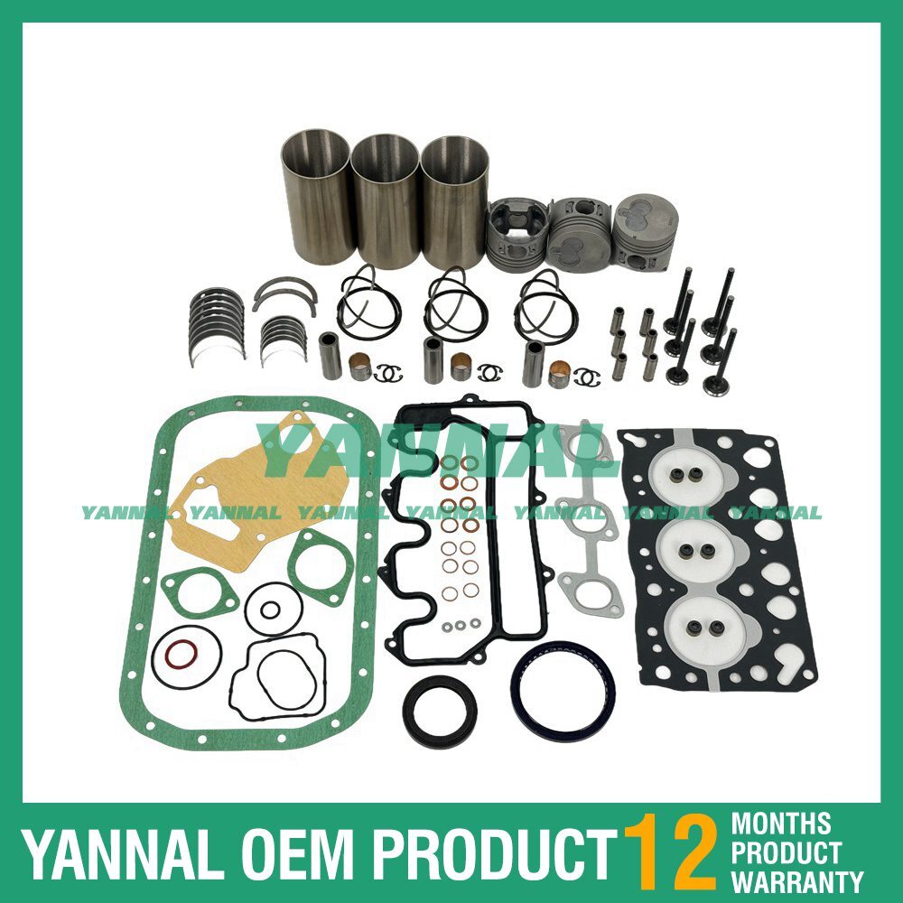 Engine overhaul and rebuild kit with washer bearing valve for Isuzu 3LA1 trucks