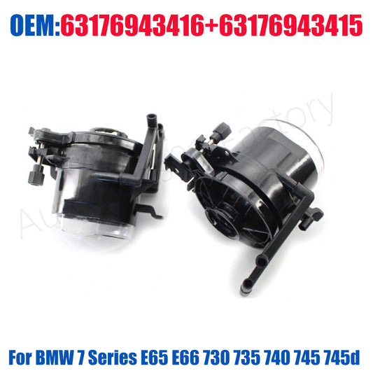 Front Left+Right Fog Light Lamp ForBMW 7 Series E65 E66 730 735 740 745 745d 760