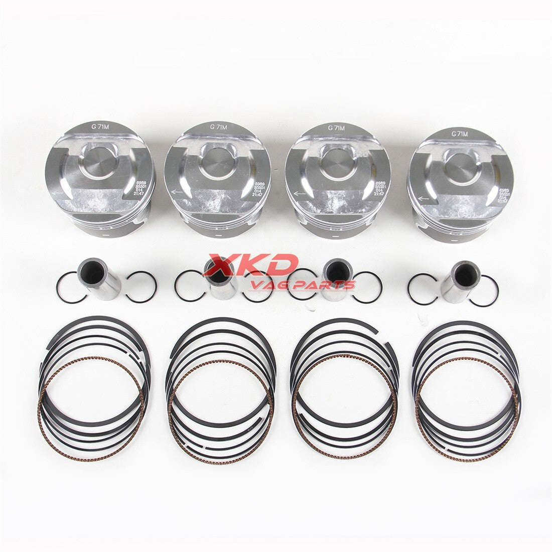 2.0T Engine Overhaul and Rebuild with Piston Ring Kit for Chevrolet for Cadillac LTG
