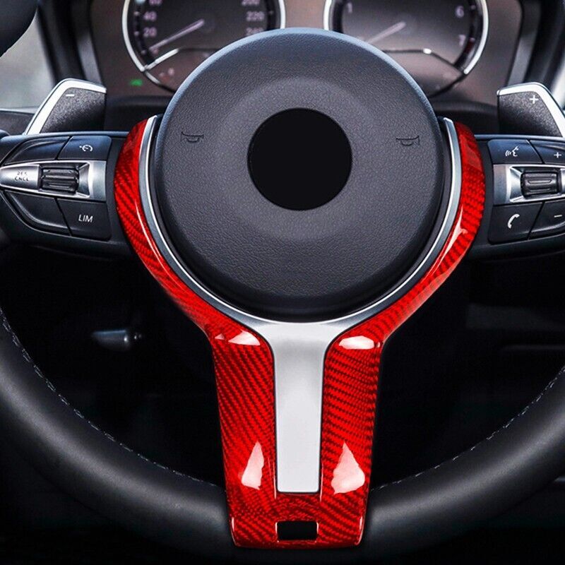 carbon fiber car steering wheel cover trim suitable for BMW M2 M3 M4 F87 F80 F82