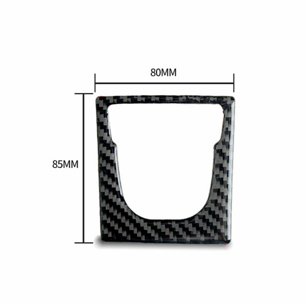 Carbon fiber brake button panel cover trim suitable for Porsche Macan 2014 - 2019