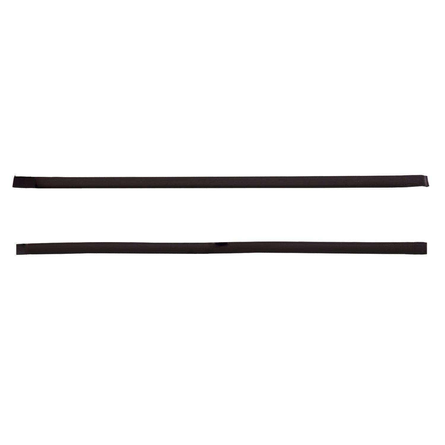 A pair of new black roof trim molding kits for 2012-2015 for Honda for Civic Sedan 4-Door