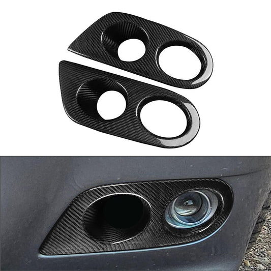 Carbon Fiber Front Fog Light Frame Cover for BMW E46 M3 2 Door 2001-2006