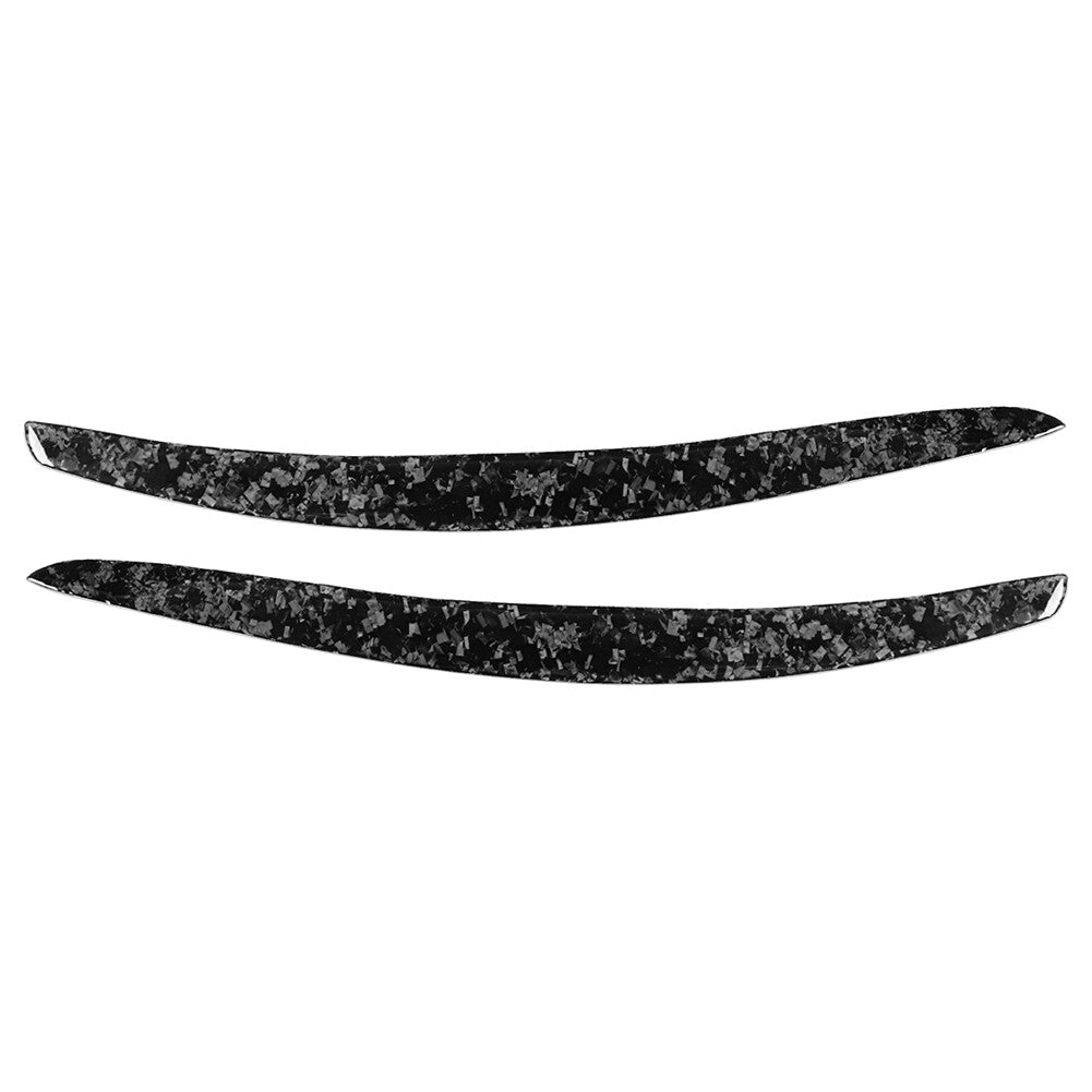 2x Front Headlight Eyebrow Eyelid Cover Trim for BMW 3 Series E92 E93 2006-2012