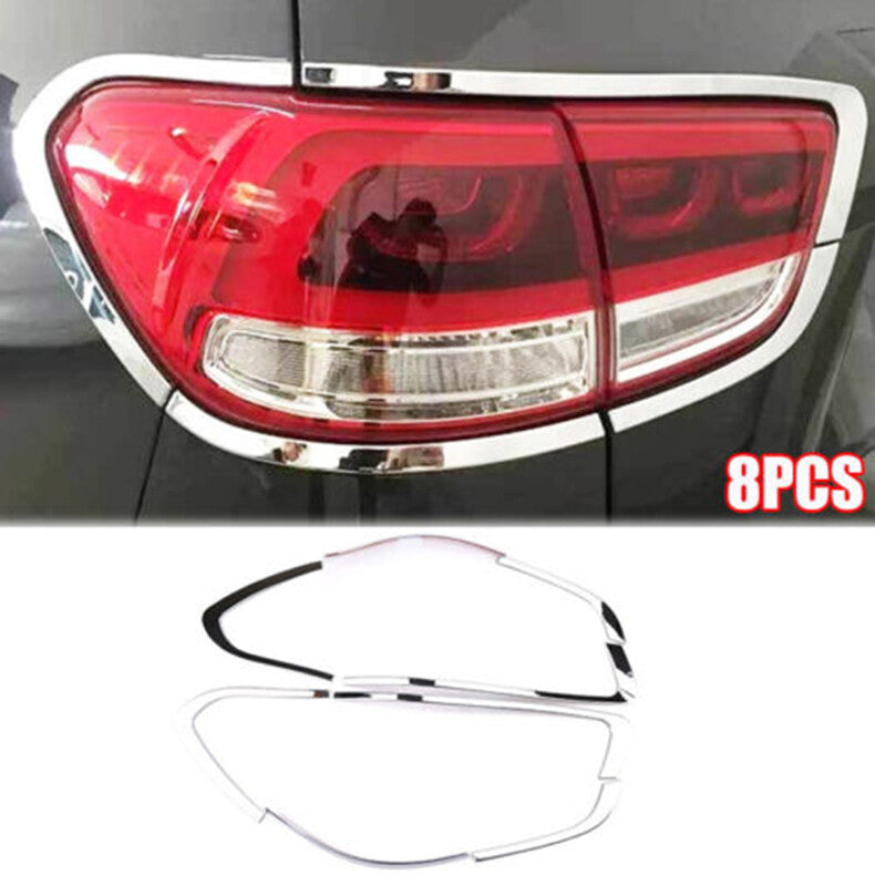 for Kia Sorento 2016-2020 Chrome Rear Tail Light Lamp Frame molding Cover Trim