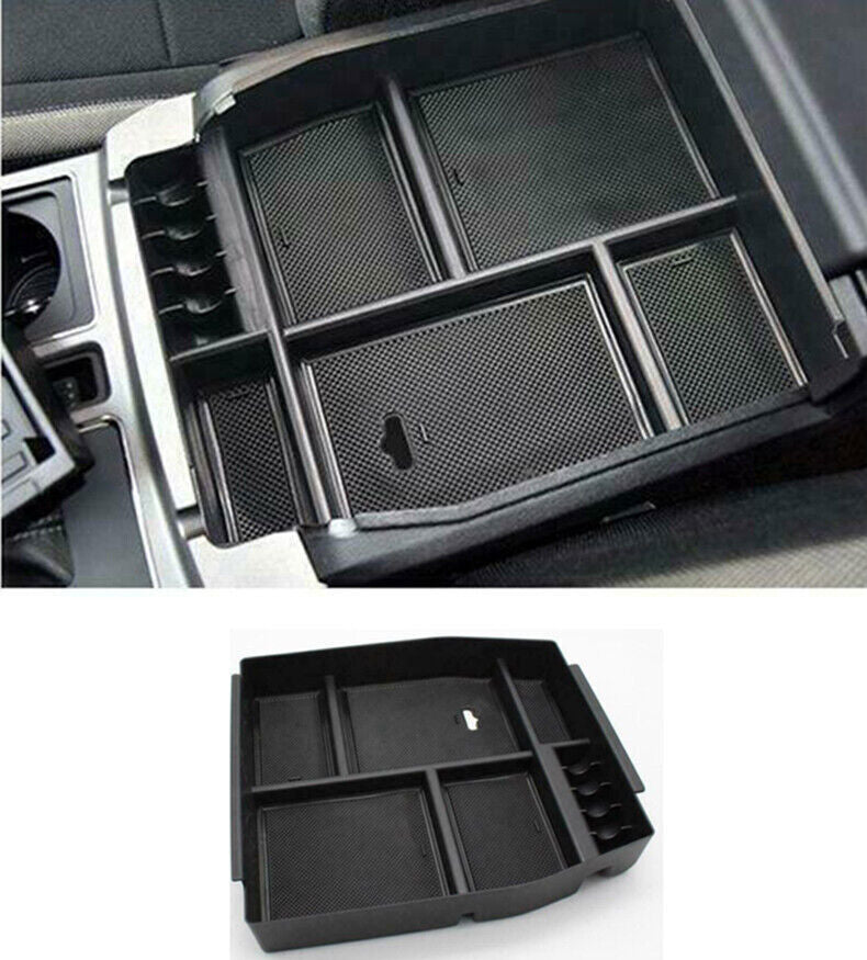 for Ford F150 F-150 2015-2020 Inner Console Armrest Storage Box Organizer Holder