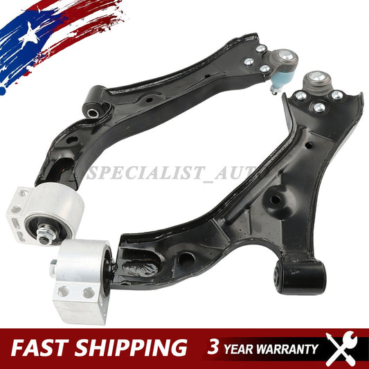 2pcs Front Lower Control Arms Sway Bar Links for Chevrolet Equinox 2010-2017