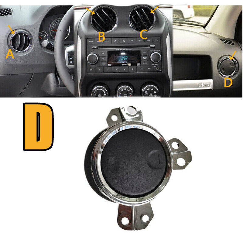 Right For 2009-2014 for Jeep Compass Patriot Front Dashboard A/C Air Vent Outlet