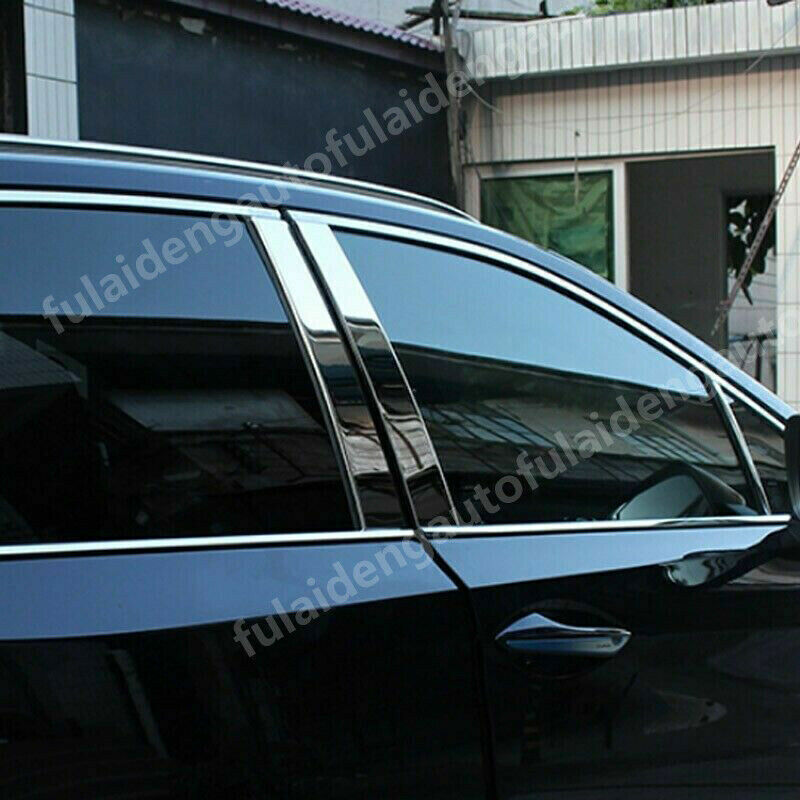 For RX350 RX450H 2016-2022 Chrome steel Window Door B,C Pillar Post Trims Cover