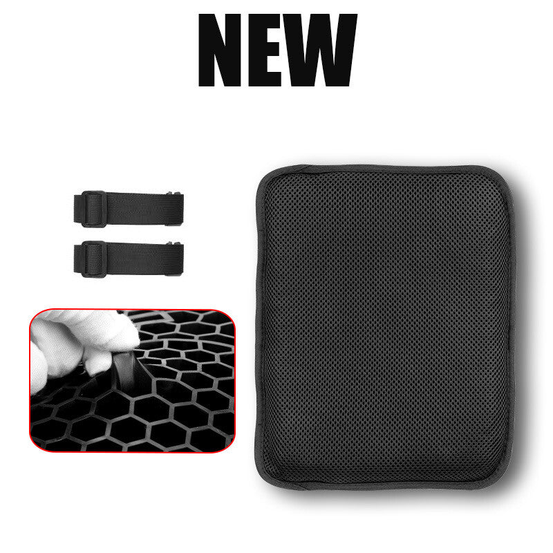 Comfort Motorcycle Honeycomb Gel for Seat Cushion Pillow Pad Cover Relief Universal