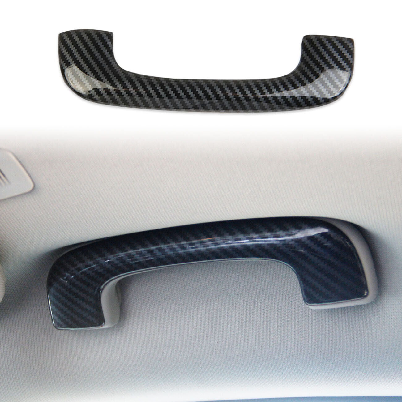 Carbon Fiber Roof Grave Handle Cover Trim for Dodge Durango 2010-20 Accessories