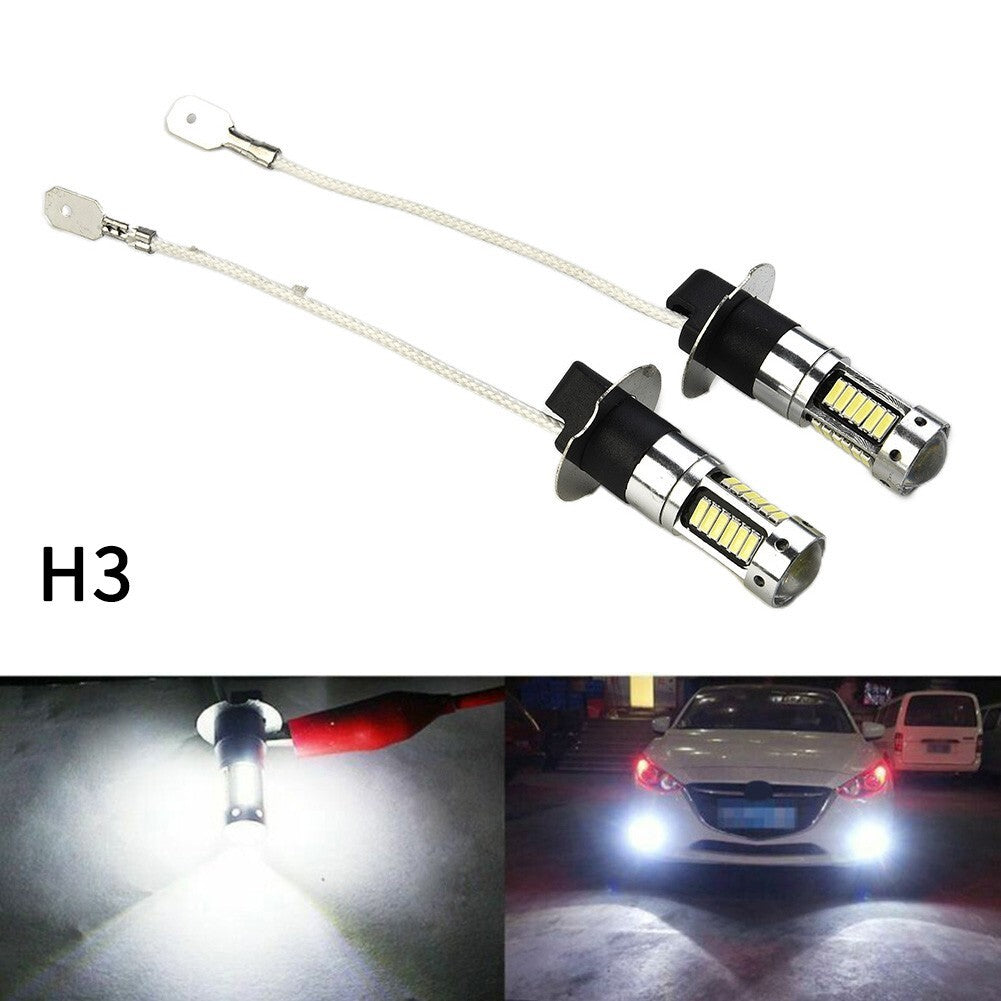1800LM Fog Light DC 12V-24V Replacement Part H3 Bulb Converter (New)