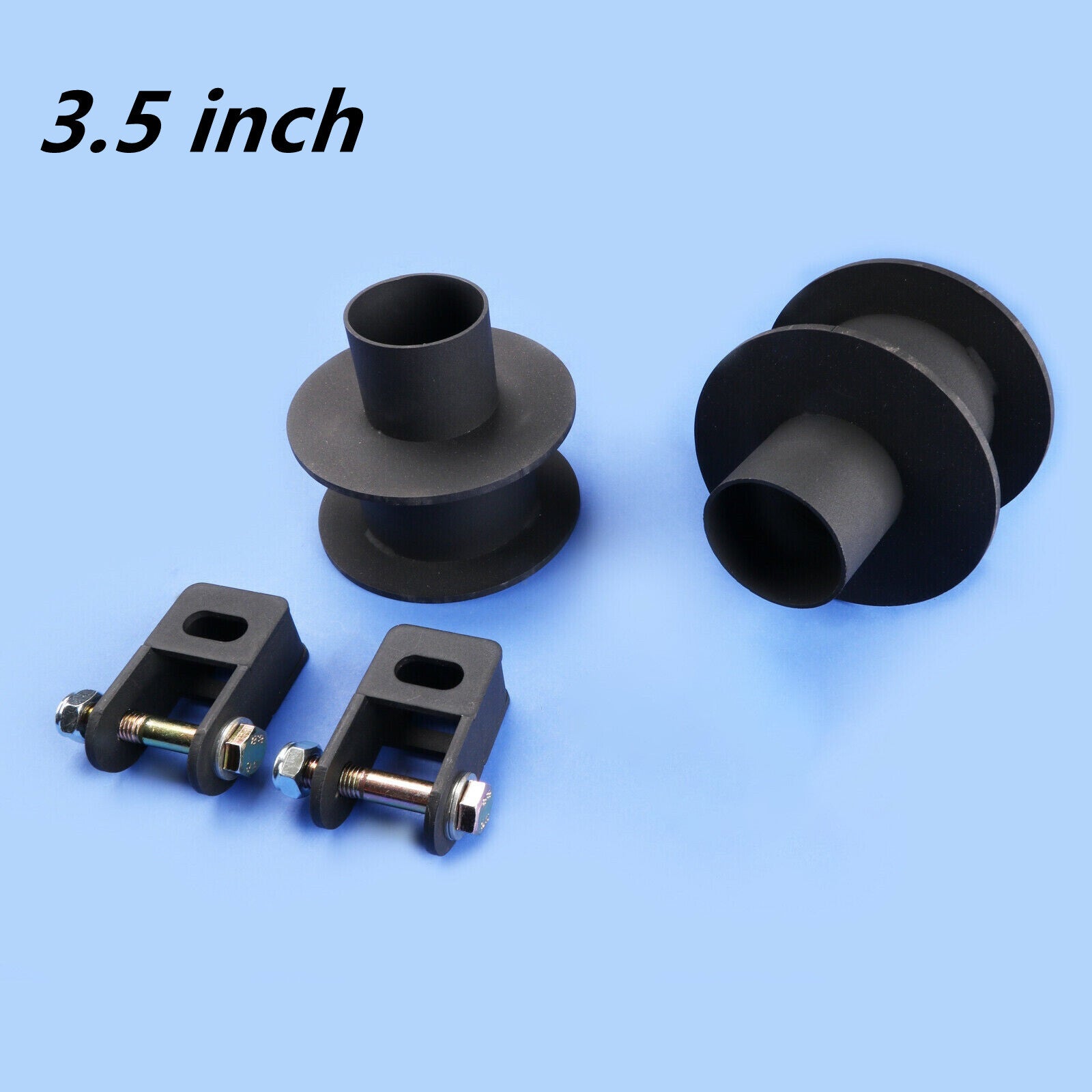 Black Front 3.5-inch Leveling Kit with Shock Absorbers for 2005-2023 for Ford F250 F350 4WD