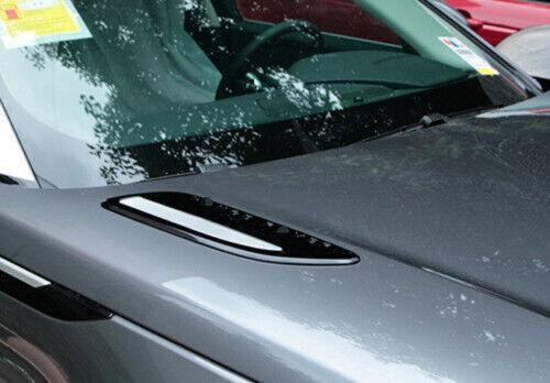 for Range Rover Velar 18-23 Engine Hood BlackSilver Cover Air Outlet Vent Trim