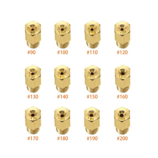For VM/TM Carb 90 - 200 Jets Motorcycle Carburetor Main Jet 12Pcs