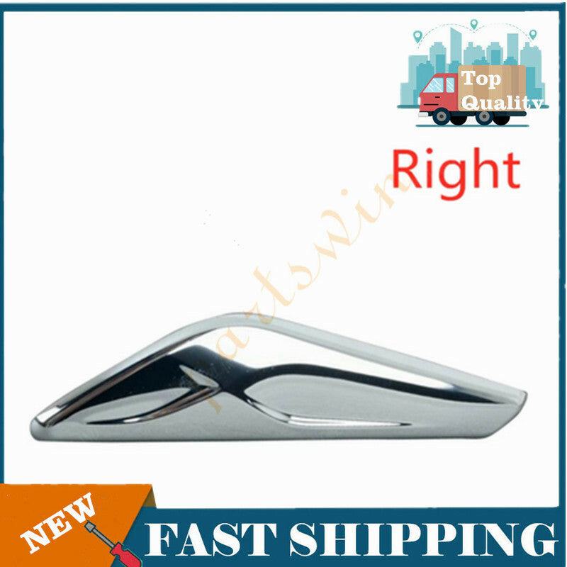 51117338570 Side fender chrome trim polishing machine, front right, suitable for BMW X3, X4, F25, F26