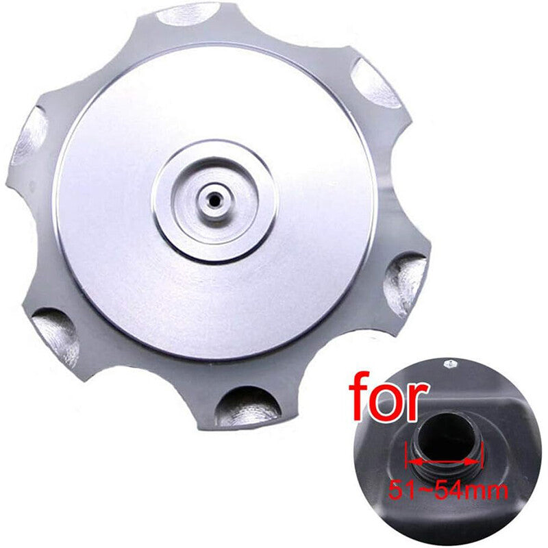 1Fuel Gas Tank Cap Vent Air Valve Breather Tube Pit Dirt Bike Motorcycle Silver