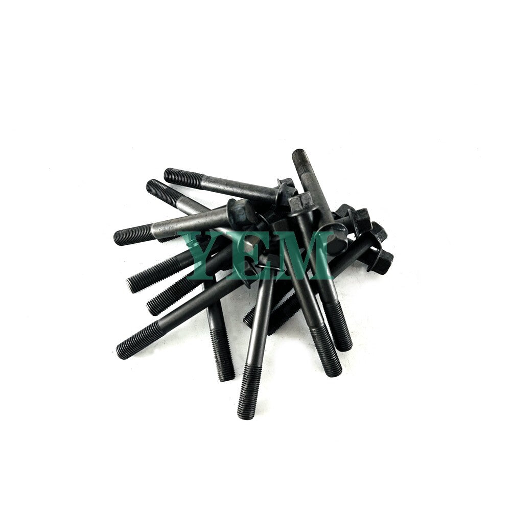 1 Set Engine Head Bolt 18pcs For Yanmar 4TNV98 Engine 4TNV98 Cylinder Head Bolt