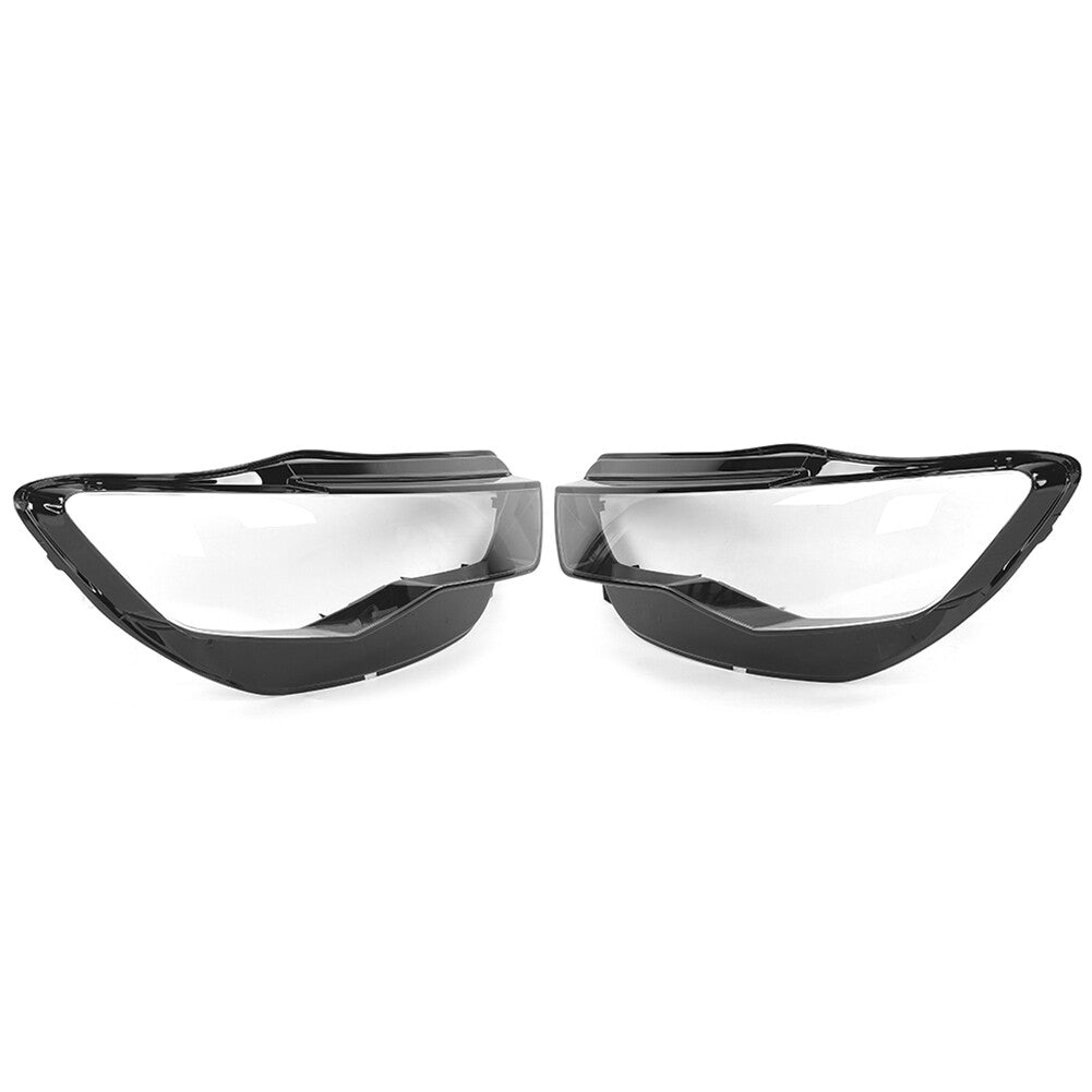 Pair Left+Right Headlight Cover Lens Lampshade Clear for Audi A6 C7 2016 17-2018