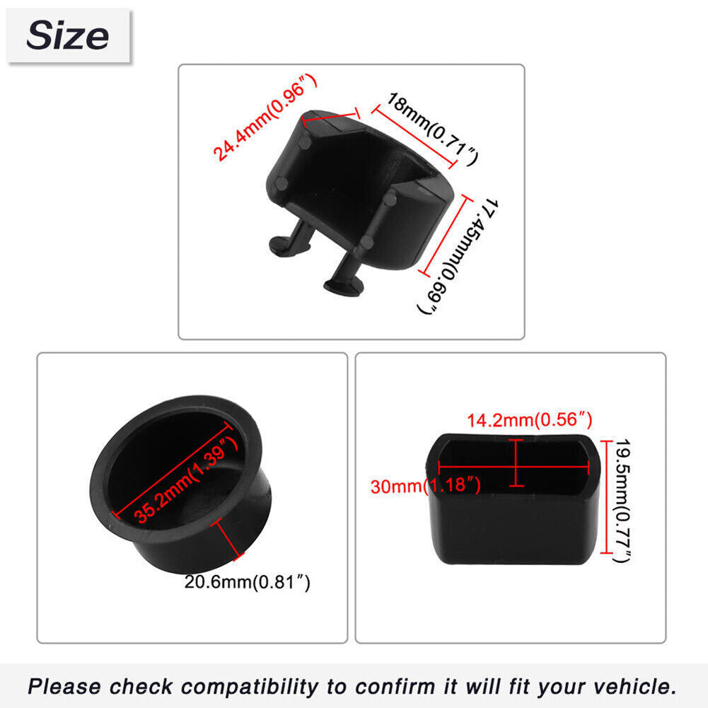 4 Pcs Tailgate Hinge Pivot Bushing Insert Kit for Ford F Series Trucks for Dodge for Ram