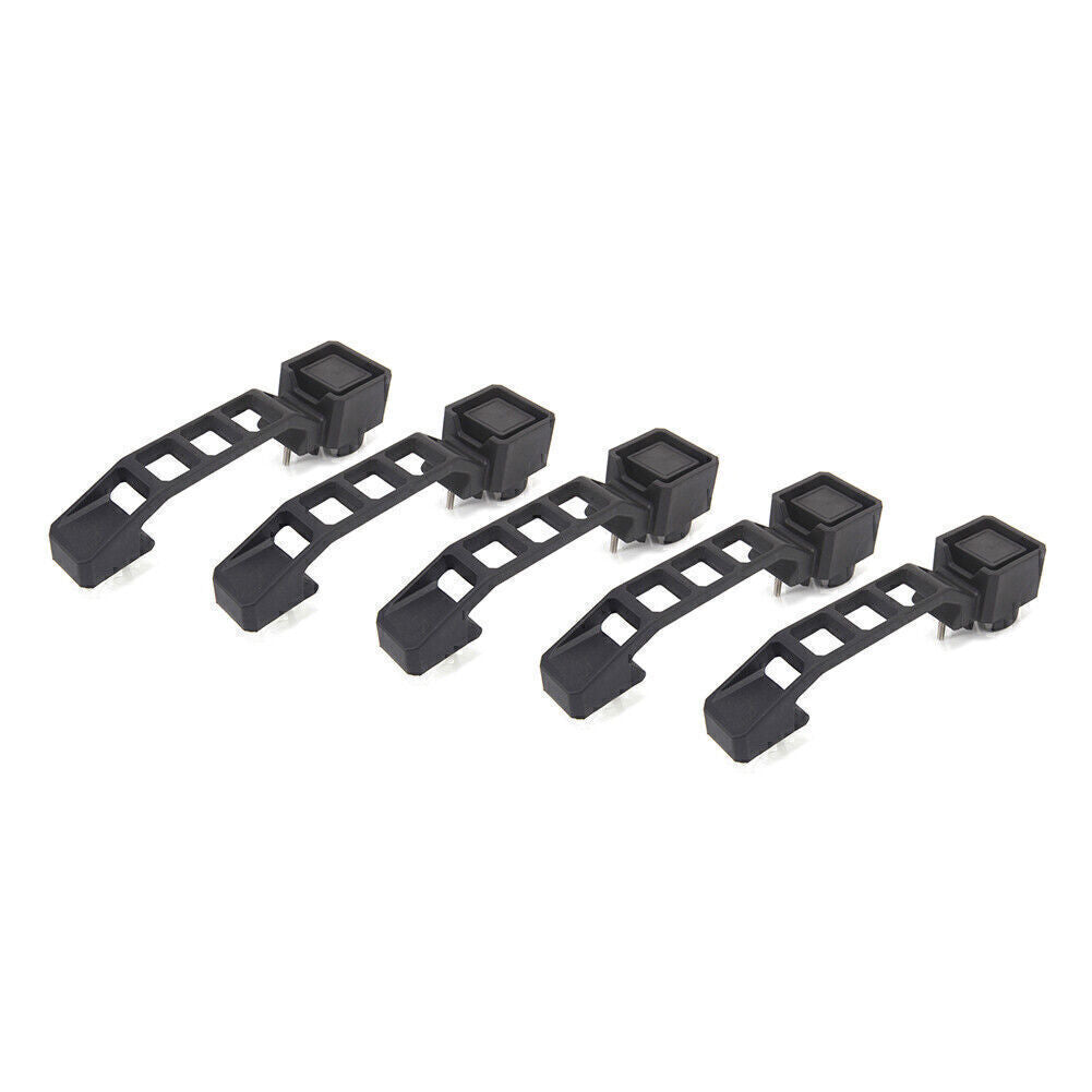 For 2007-2017 2016 15 for Jeep for Wrangler JK 5x Black ABS Exterior Door Handles Set