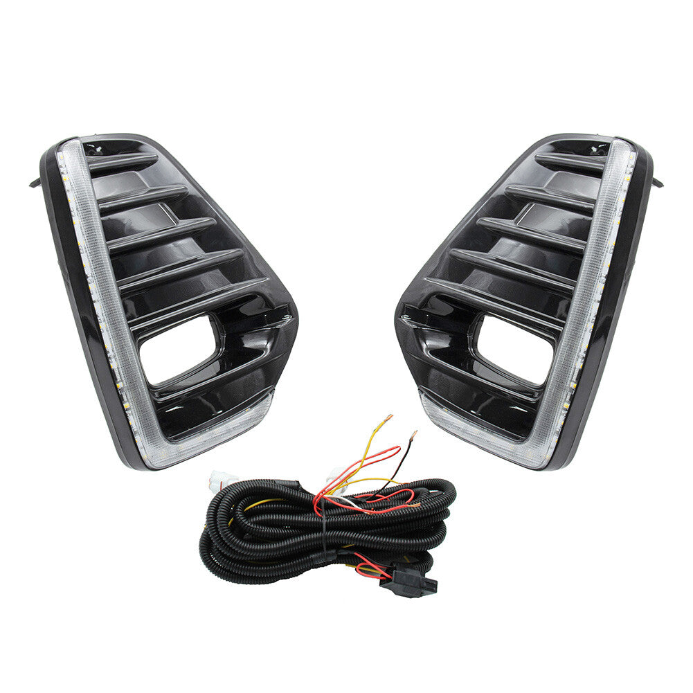 LED DRL Daytime Running Light w/ Turn Signal Set for NISSAN KICKS 2021