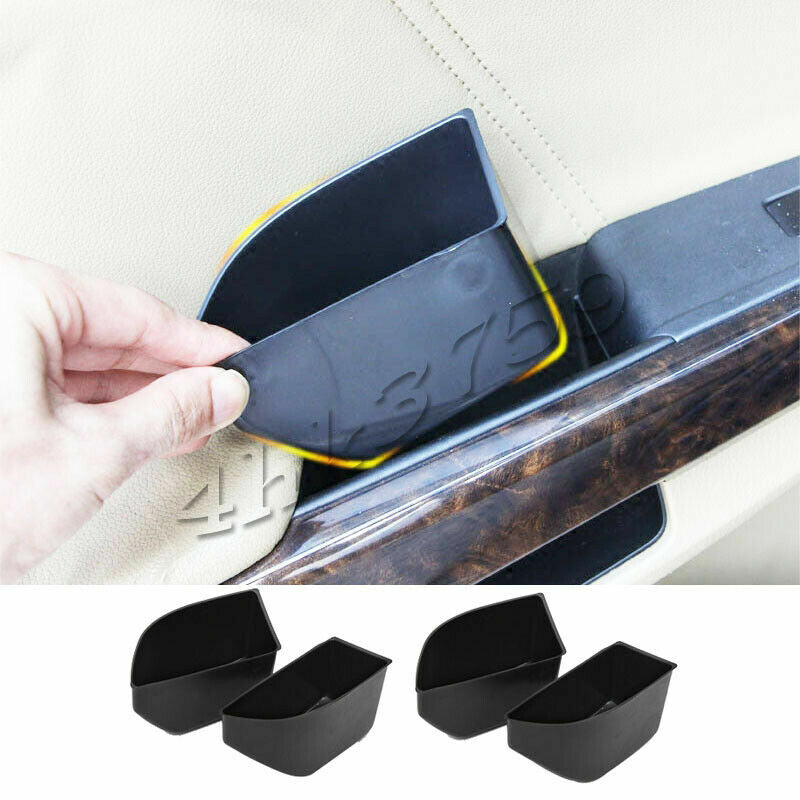 for Honda 8th Accord 2008-2012 Black Inner Door Storage Box Moulding Cover trim
