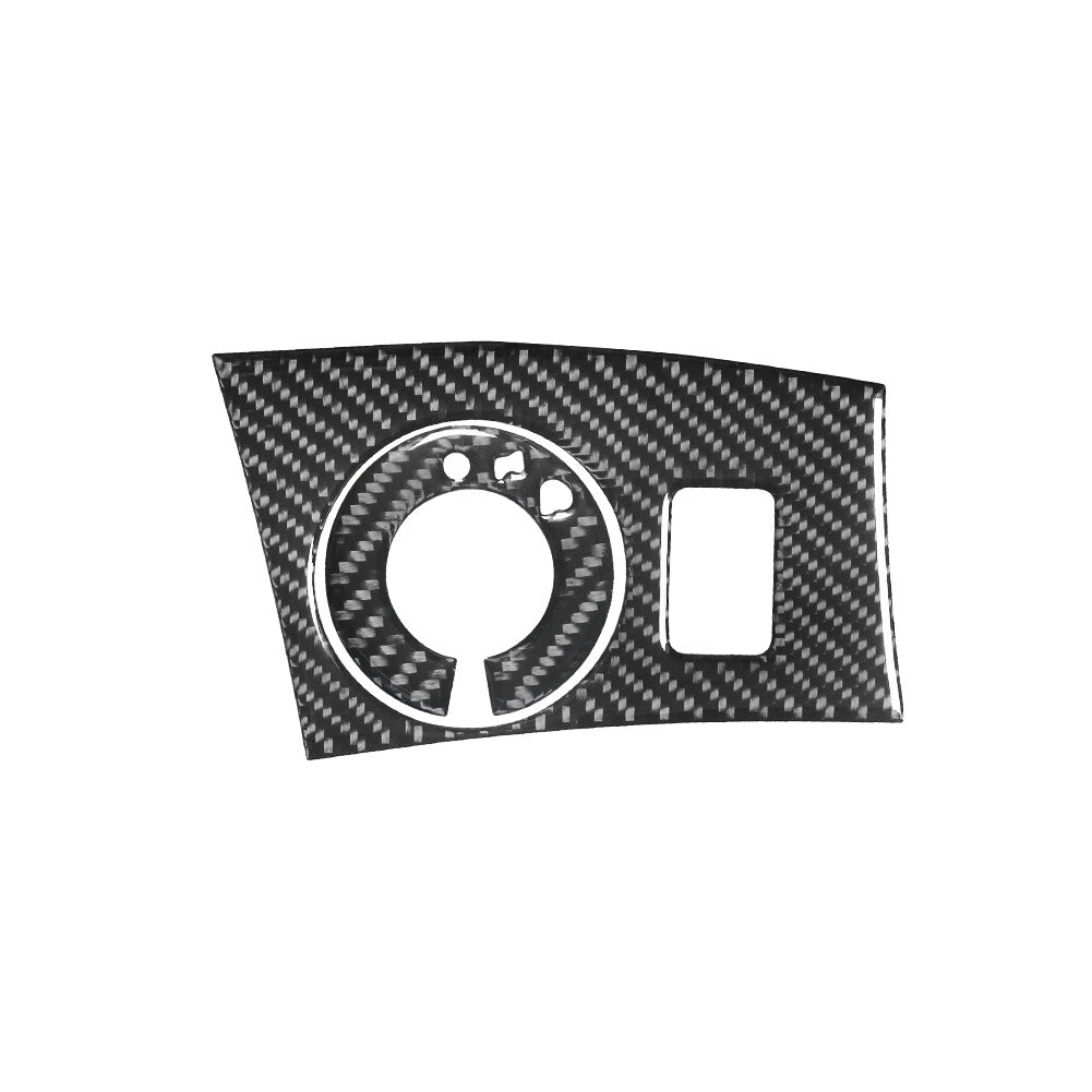 2x Carbon Fiber Interior Dim Light Control Cover Trim for Ford Fiesta 2011-2015