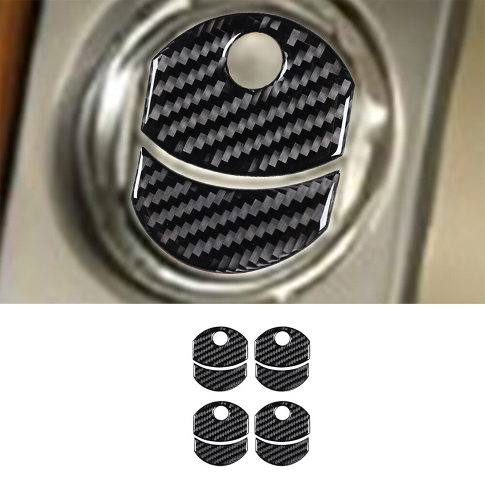 Carbon fiber interior dashboard ventilation cover trim for Ford F-150 FX4 2004-2008