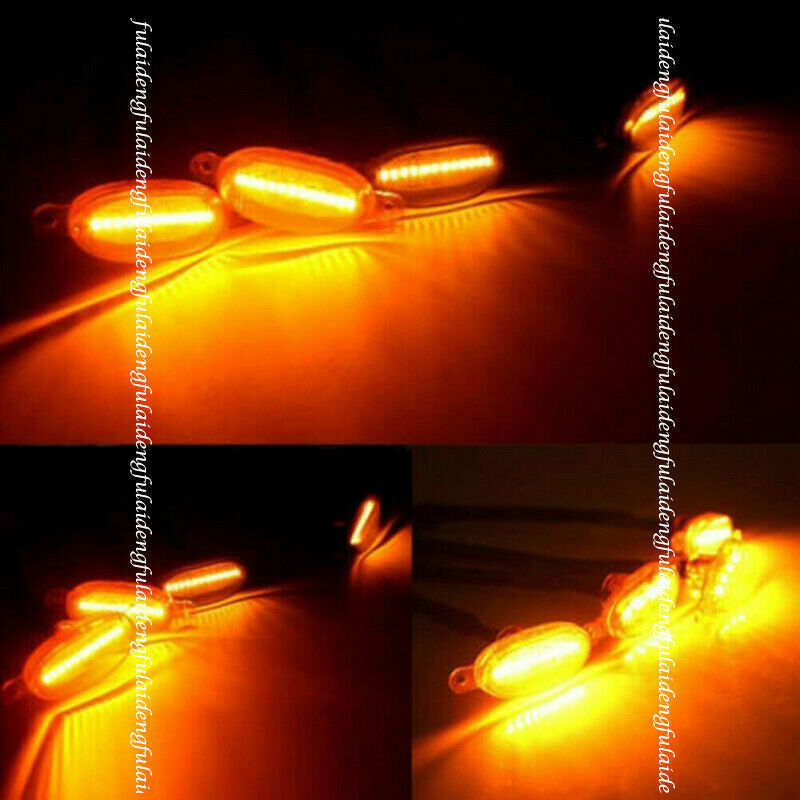 for Hyundai Santa Fe 2019-21 Front Grille LED Light Style Grill Decor 6X