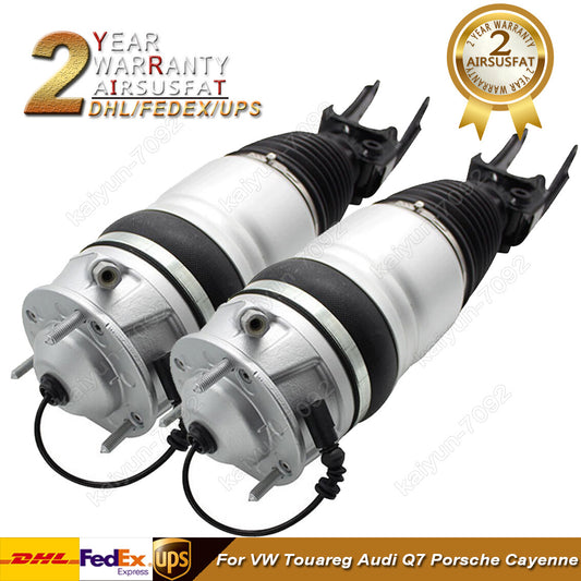 2x Front Air Suspension Shock Struts for VW Touareg for Audi Q7 for Porsche for Cayenne