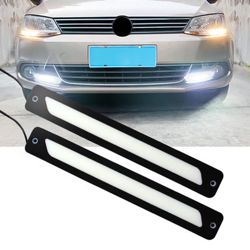 2 new White DRL LED Car Daytime Running Lights, Driving Light Bulbs, Daylight Fog Lights