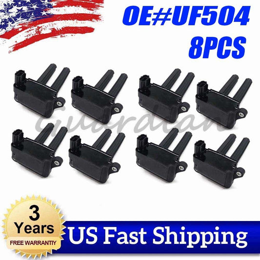 8-Piece UF504 Ignition Coil for Chrysler 300 for Dodge for Challenger Durango for Jeep