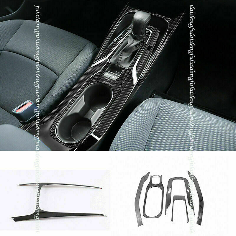for Toyota for Corolla 2019-2023 Black Central Console Gear Shift Panel Trims 6X