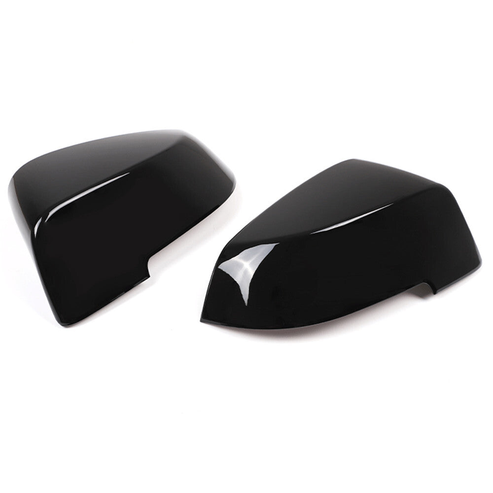 Black ABS Side Rearview Mirror Cover for BMW 5 Series 5GT 2014-17 7 Series 13-15