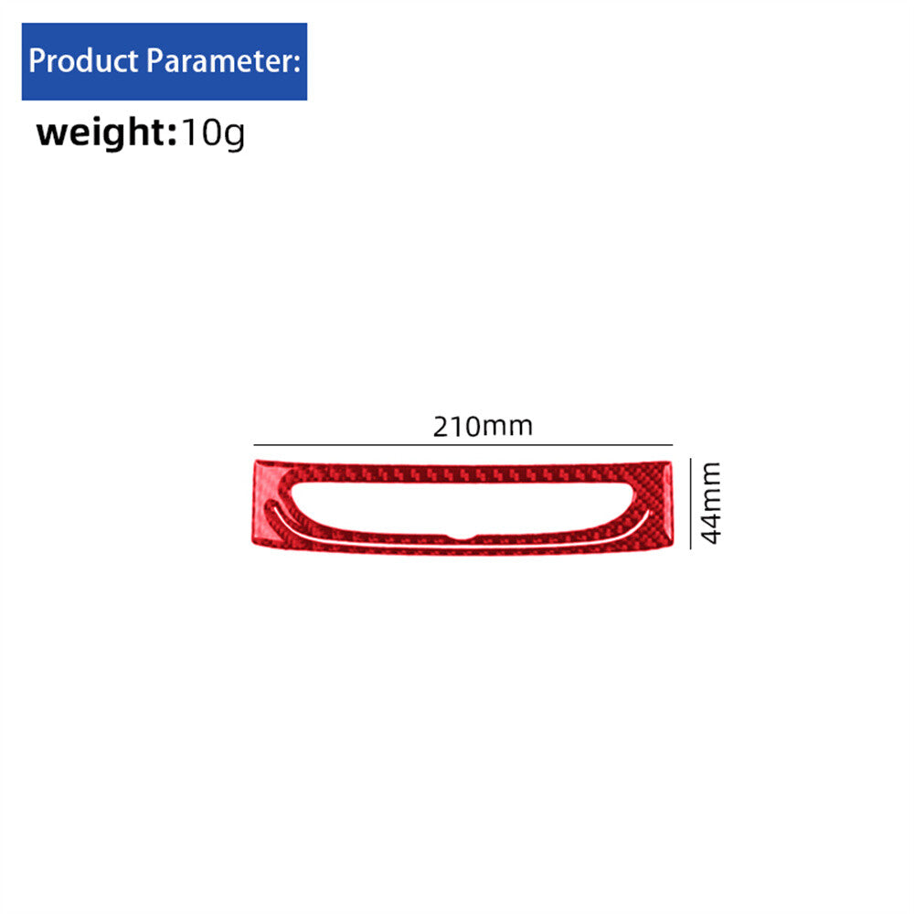 Red Carbon 8inch Touch Screen Navigation Lower Trim for Chevrolet Camaro 2016-23