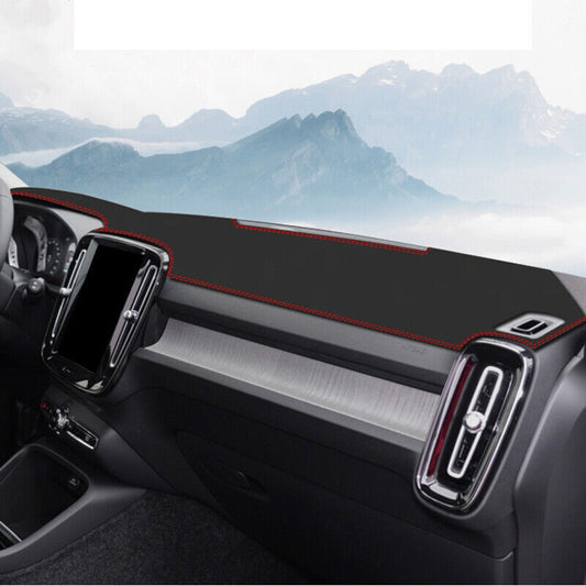 for Volvo XC40 2019-2022 Leather Dashboard Cover Dashmat Dash Anti-Sun Mat Pad