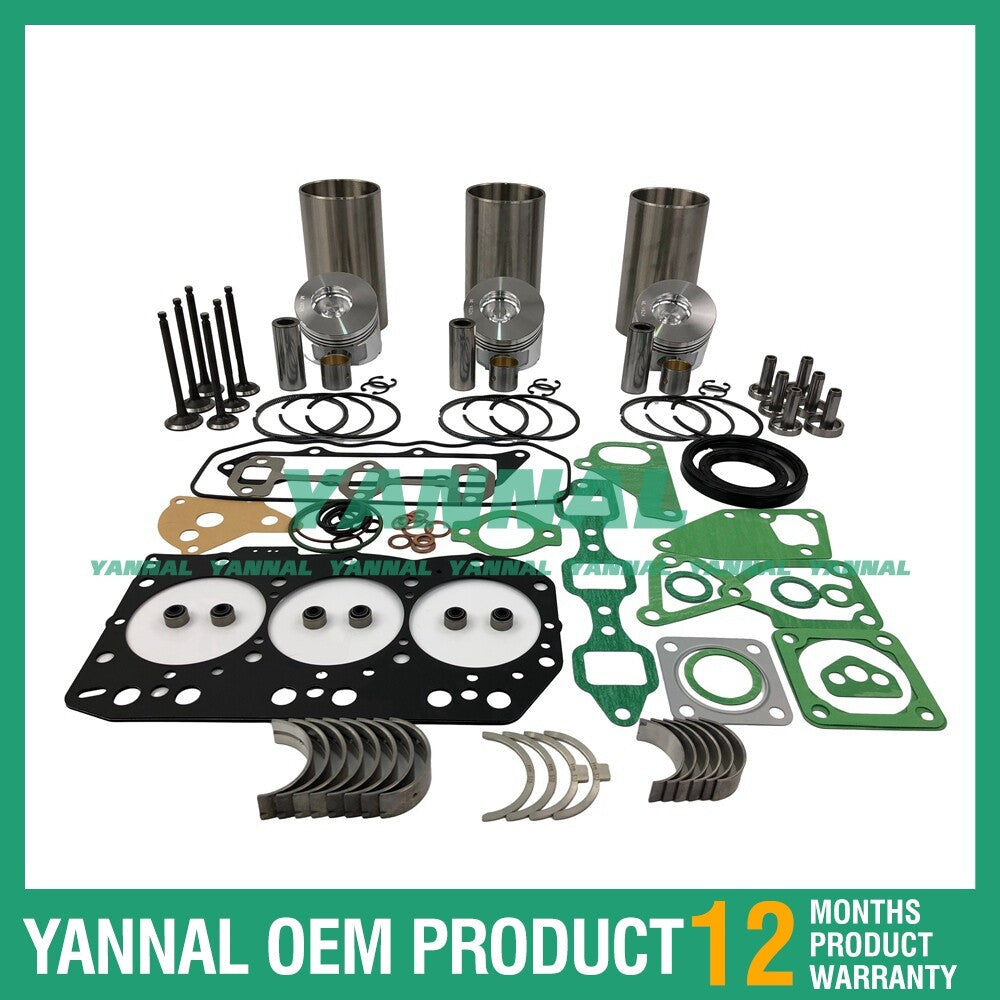 New 3TNV82 Overhaul and Rebuild Kit with Gaskets for Yanmar Diesel Engines