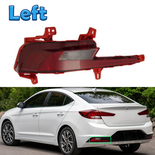 Rear Bumper Reflector Light Lamp Left Side for Hyundai for Elantra 2019-2020