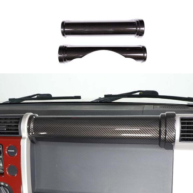 Console Dashboard Strip for Toyota FJ Cruiser 2007-2021 Carbon Fiber ABS Trim