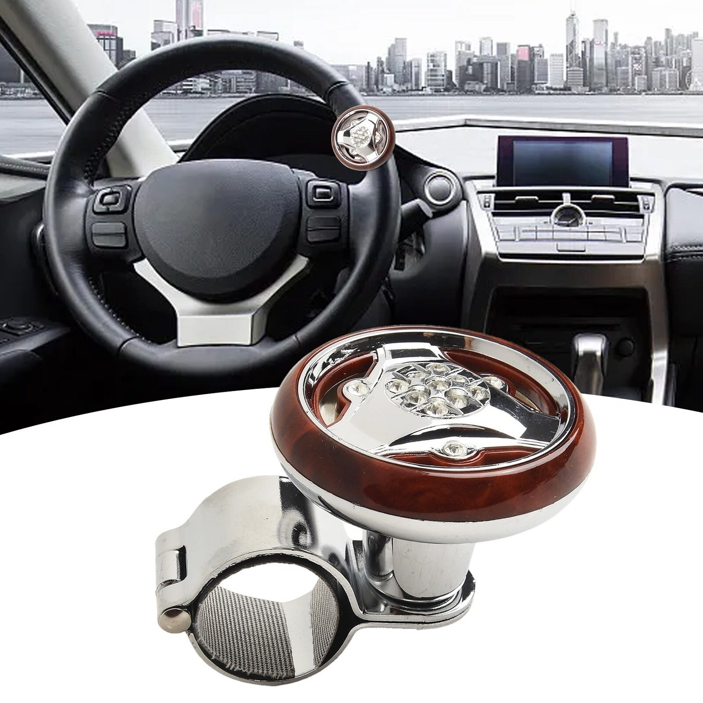 Car and Truck Steering Wheel Assist Power Handle Assist Universal Wheel Knob Ball - Universal