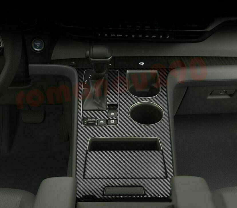 for Toyota for Sienna 2021-2023 Carbon Fiber Style Inner Gear Shift Panel Cover Trim