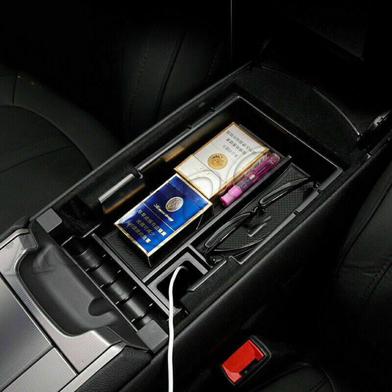 for Lincoln MKZ 2017 2018-2020 Armrest Storage Box Center Console Container Trim