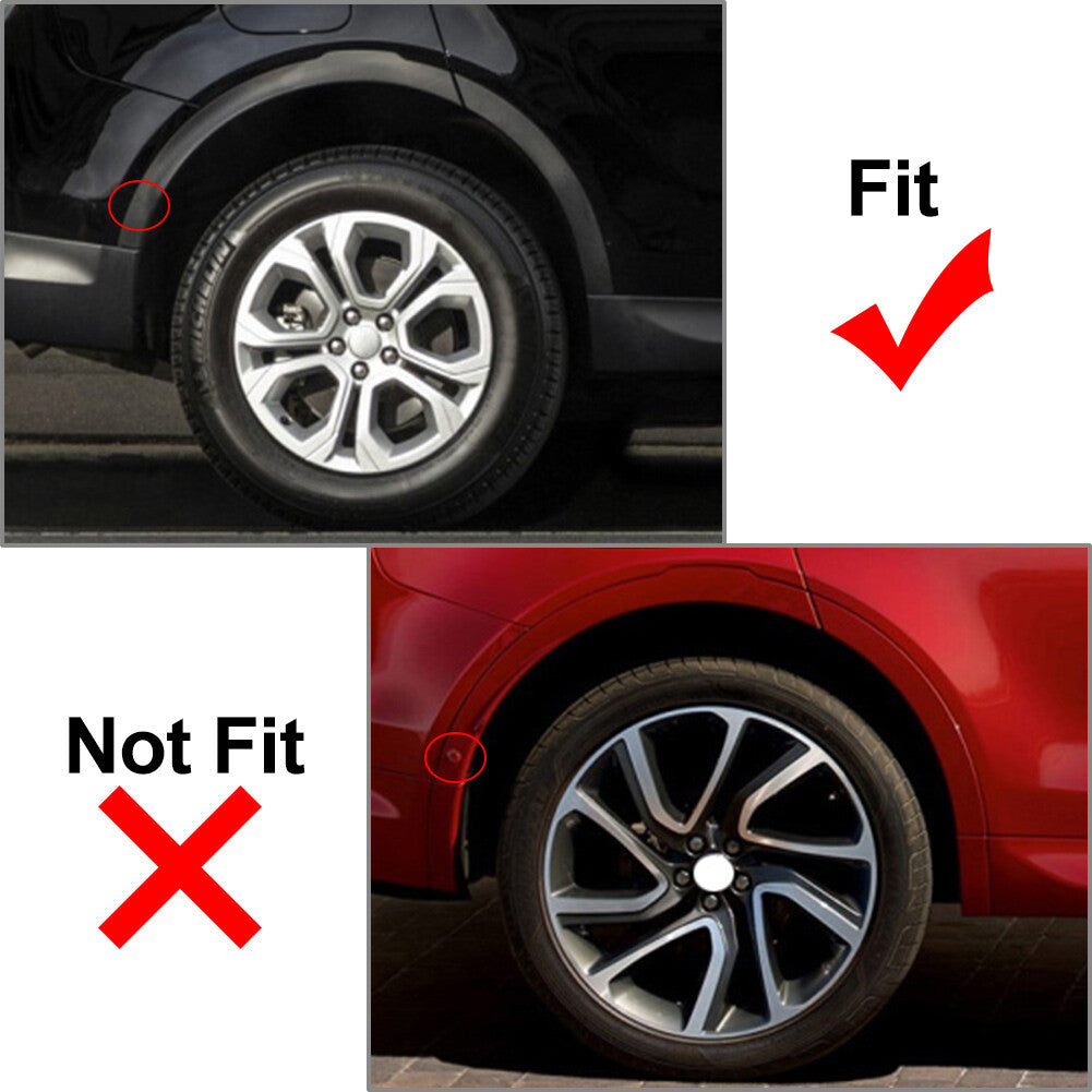 Rear Door Wheel Arch Flare Molding Trim Without Sensor Hole for Land Rover