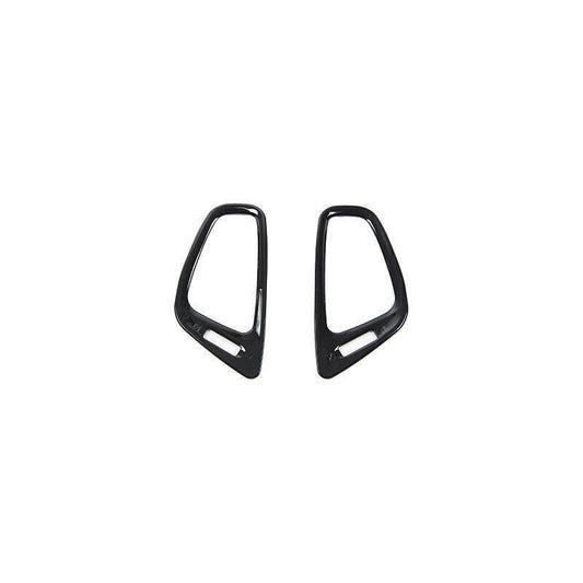 Fit for Jeep Compass 2017-2020 Bright Black Middle Console Air Outlet Vent Trim