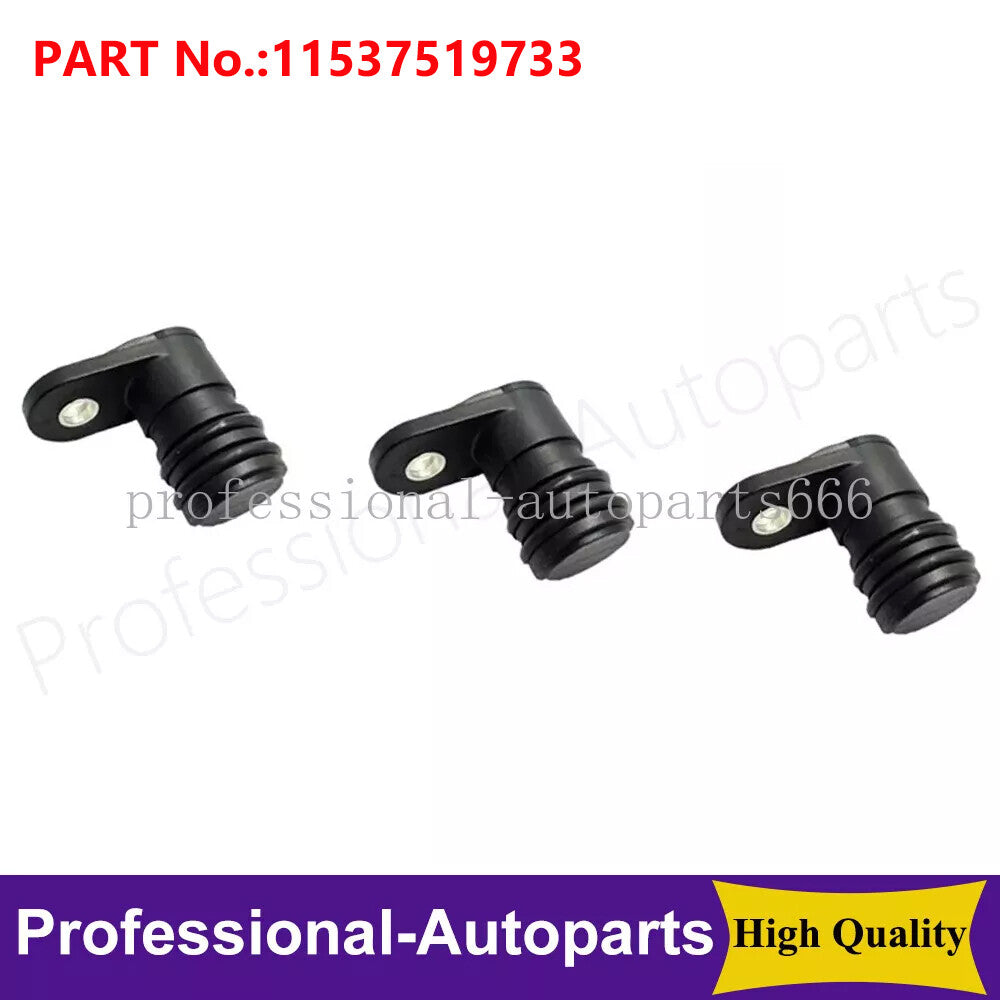 3-pack cylinder head plugs with O-rings and blind plugs suitable for BMW 5 Series, E60, E65, and 7 Series.