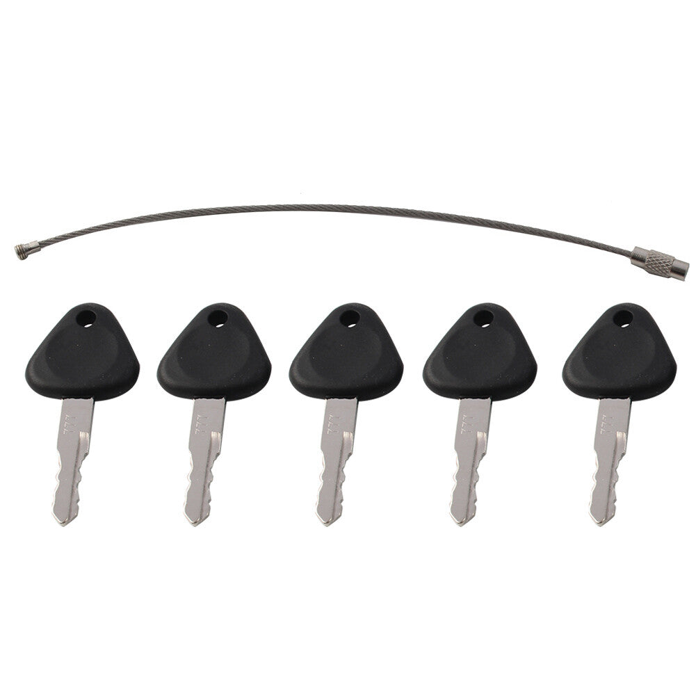 5PCS 777 Key for Volvo Excavator Grader Dozer Dumper Heavy Equipment